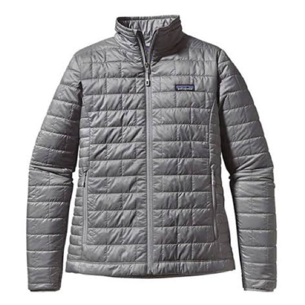 Patagonia Women's Nano Puff Quilted Jacket Silver XS - Picture 2 of 9